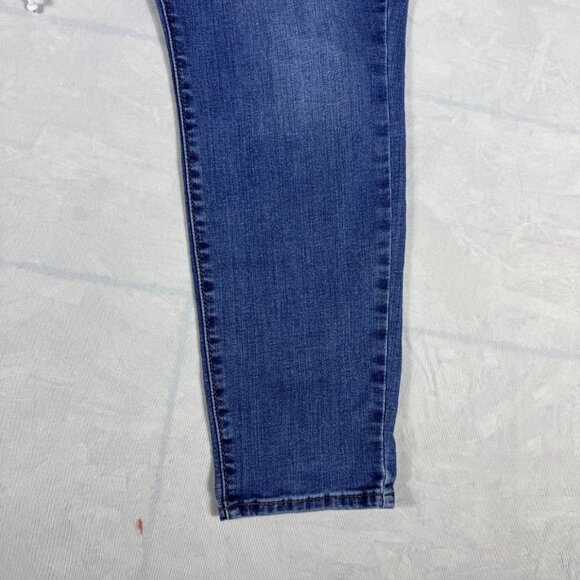 Levi's Skinny Jeans Womens Blue Stretch Denim High Rise Comfort Size 18S 34x28 - Picture 12 of 16